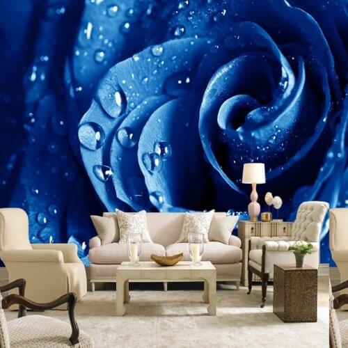 Dropshipping Fatman Floral Wallpaper Waterproof Wallpaper Foto Wallpapers Living Room Bedroom Home Improvement Papel De Parede