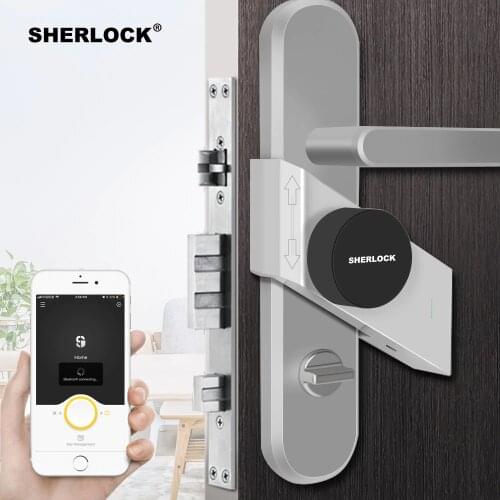 Sherlock Fingerprint + Password Smart Door Lock Home Keyless Wireless Bluetooth Integrated Electronic Lock App Phone Control