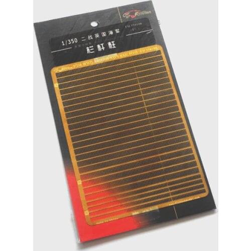 Flyhawk FH350108 1/350 Scale WWII British Navy Rail Post 1 Piece