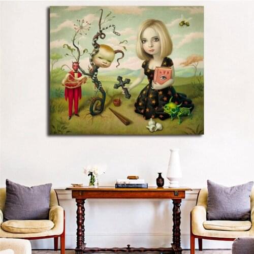 Slayer By Mark Ryden Canvas Painting Print Bedroom Home Decoration Modern Wall Art Oil Painting Poster Salon Picture Framework