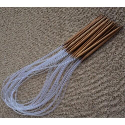 Wholesale 18pc/set 10set/lot Bamboo Ring Needle Knitting Needlework sets Circular Needle set DIY Knitted Hand Tool NEEDLE-753132