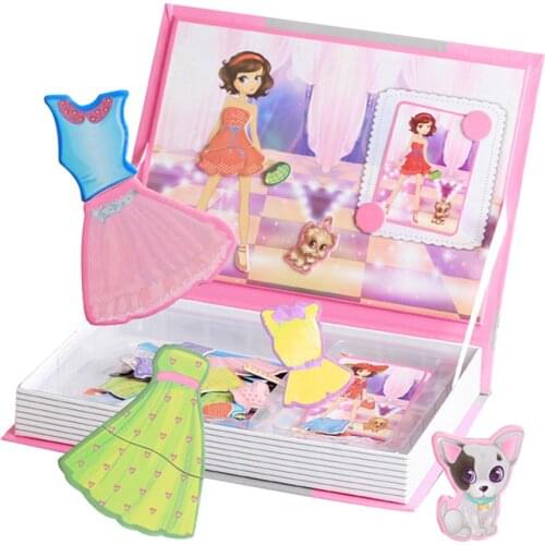 Magnetic Puzzle Toys Children 3D Puzzle Figure Drawing Board 2 Styles Learning Wood Toys Science And Education Puzzle Game Toys