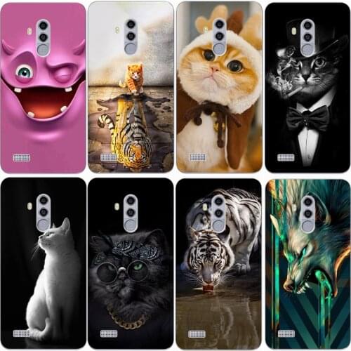 Fashion Soft silicone TPU Back Cover For BQ 5517L TWIN PRO Phone Funda Case For BQ 5517 L Twin Pro Cute Cartoon Case