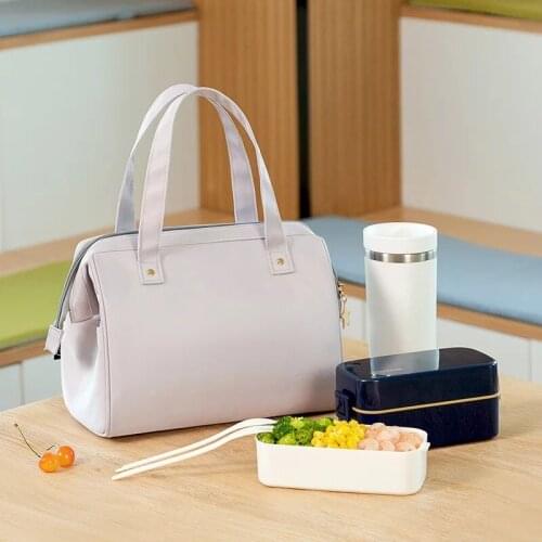 Fashion Lunch Bags For Women Portable Lunch Box Bag Thermal Camping Picnic Fresh Bento Pouch Large Capacity Food Container Bag