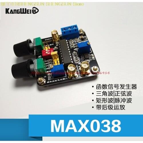 MAX038 function signal generator module Triangular wave sine wave Post op amp