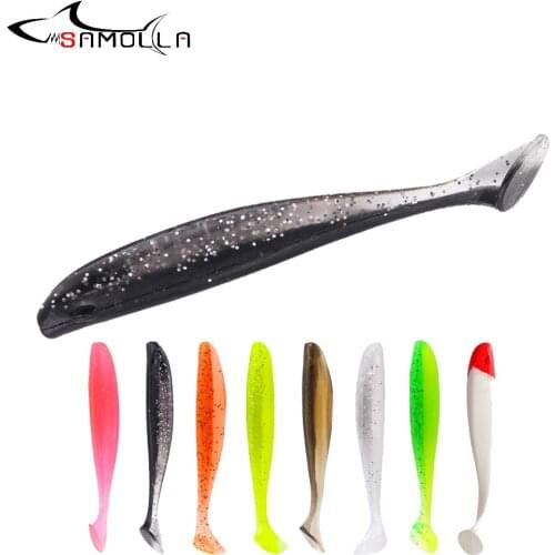 Soft Swimbait Fishing Lures Weights 1.6-2.5g Sinking Senko Worm Silicone Baits Plastic Lures Articulos De Pesca Carp Fish Goods