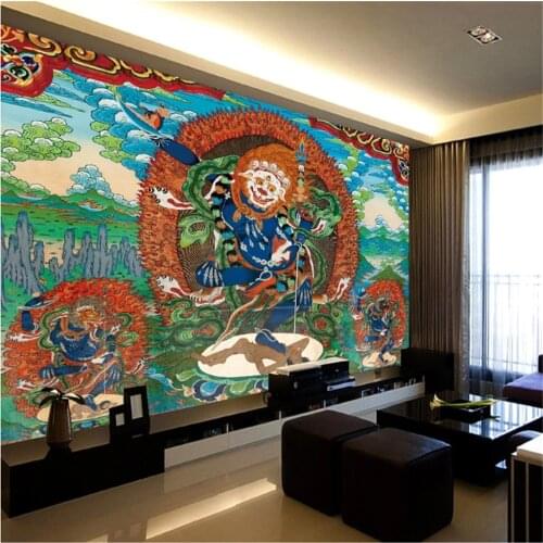 Milofi custom photo 3D wall covering mural wallpaper European pattern Roman column jewelry pearl TV sofa background wall