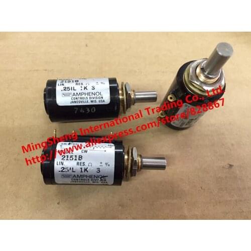 Original new 100% MODEL 2151B 251L 1K 50K 10 Ring - turn potentiometer (SWITCH)