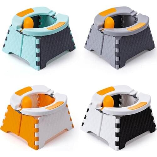 Portable Baby Potty Toilet Training Seat Foldable Baby Toilet Training Travel Potty 0-3 Years Old Childrens Pot Toilet Seat
