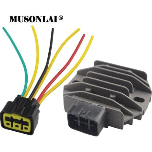 SH640E-11 Motorcycle Regulator Rectifier For Yamaha YFM250 YFM350 YFM400 YFM450 YFM600 Suzuki RMX450 Honda TRX250 TRX400EX