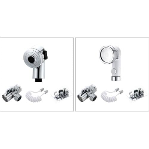 PXPD Handheld Sink Shower Head Set with Hose&Bracket bathroom Faucet Extension Tubes