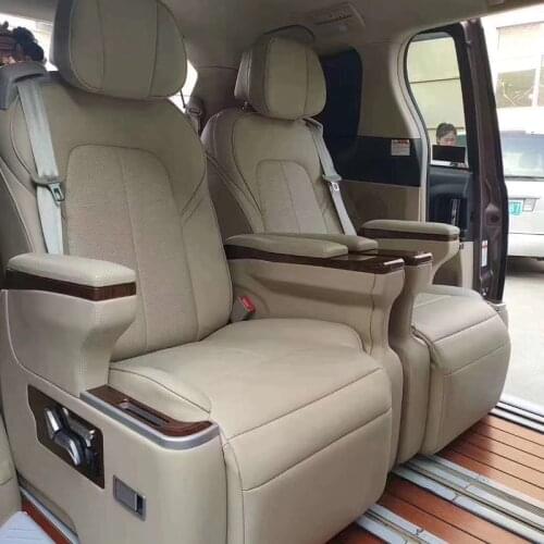 Luxury electric auto seat for PREVIA MPV First class aviation seat Electric massage seat Middle row modified single seat