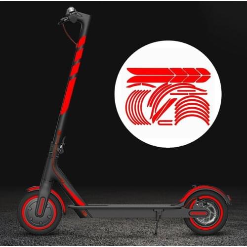 Reflective Sticker for Xiaomi Mijia M365 Pro Electric Scooter Sticker Reflector Scooter Accessories Parts Body Sticker