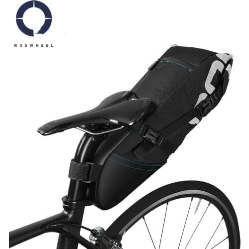 Roswheel 131414 131372 Bike Cycling Bicycle Storage Tail Bag Rear Seat Saddle Bag Pack Pannier Sack 8L 10L