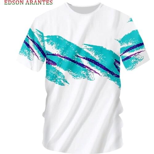 Vintage 3d Brand Tee Shirt Unisex Short Sleeve 90s Jazz Cup Print T Shirts Summer Casual Rock Rap T-shirt Custom Plus Size S-7XL