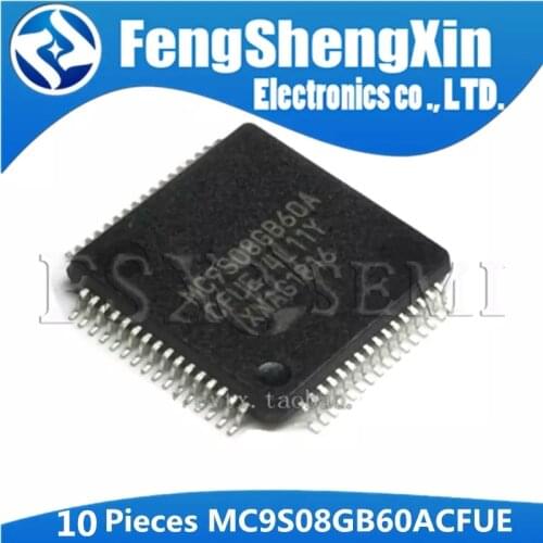 10PCS MC9S08GB60ACFUE MC9S08GB60A Embedded microcontroller