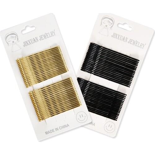 10/36Pcs Black Hairpins For Women Hair Clip Lady Bobby Pins Invisible Wave Straight Hairgrip Barrette Styling Tools Accessories