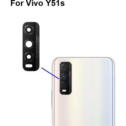 High quality For Vivo Y51s Back Rear Camera Glass Lens test good For Vivo Y 51s Replacement Parts VivoY51s