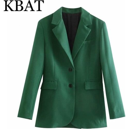 KBAT 2021 Long Sleeve Elegant Female Blazer Trouser Suits Blazer Women Suit Women Clothes Office Casual Jacket Coat