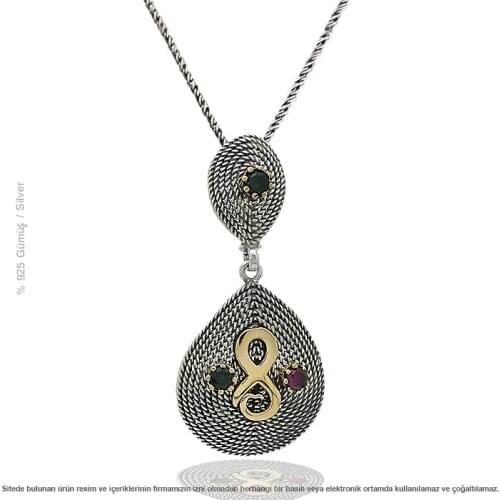 Silver Filigree Infinity Design Lady Necklace