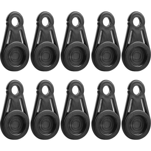 1/5/20 PCS Tent Canopy Clip Snap Plastic Lightweight Awning Fixed Buckle Caravan Jaw Grip Trap for Tent Camping Hiking