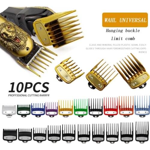 10pce Hair Clipper Limit Comb Guide Attachment Size Barber Replacement 3/6/10/13/16/19/22High Quality Dropship/25/1.5/4.5mm
