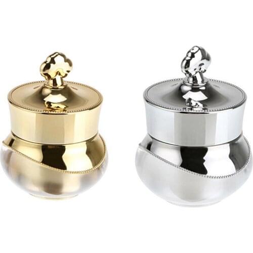 5g or 10g New Crown Shape Plastic Refillable Bottles Empty Pot Bottles Makeup Jar Travel Face Cream Lotion Cosmetic Container