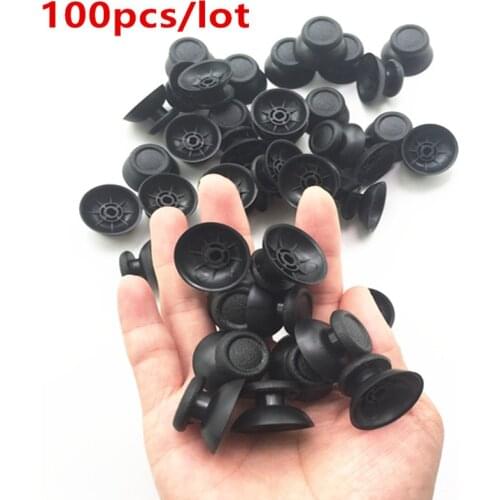 100pcs PS4 Analog Cover 3D Shell Thumb Stick Joystick Thumbstick Mushroom Cap For Sony PlayStation 4 PS4 Controller Accessories