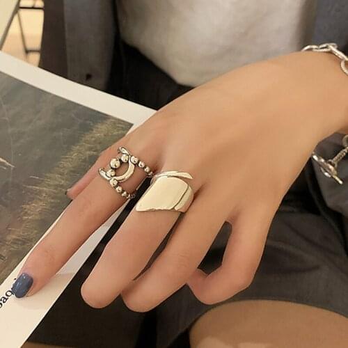 ANNGILL Women's Silver Rings