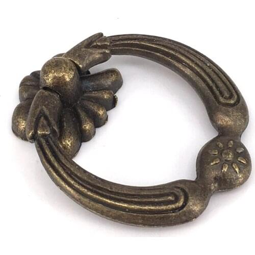 Antique Cabinet Hardware Pull Ring Knob / Handle Pull 32mm*42mm