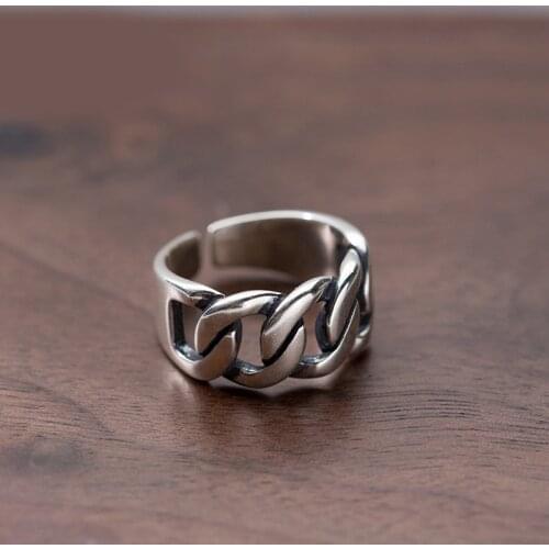 Boho Vintage Big Chains Rings For Women Wedding Band Men Finger Rings 2020 Female Bohemian Jewelry Gifts