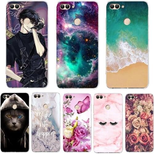 For Huawei Honor V10 VIEW 10 Painted Silicon Soft TPU Back Phone Case Cover for huawei honor V 10 Case Protective Bag Bumper