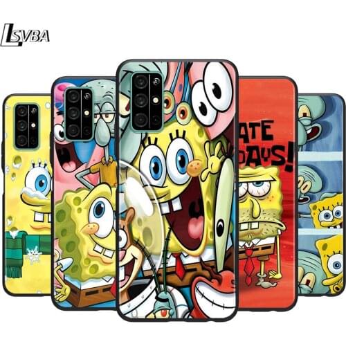 Cute Cartoon Funny for Huawei Honor 30 20S 20 10i 9S 9A 9C 9X 8X 10 9 Lite 8A 7C 7A Pro Phone Case Black Cover