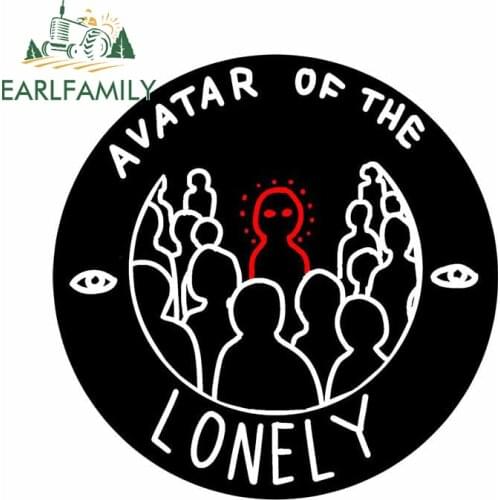 EARLFAMILY 13cm x 10.4cm for Avatar of The Lonely Decal Suitcase Creative Laptop Snowboard Car Styling Vinyl Car Stickers