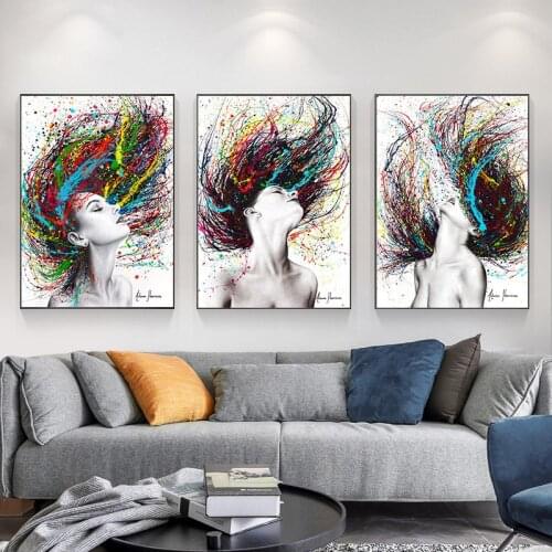 Nordic Canvas Paintings Abstract Ashvin Harrison Art Excite Wall Art Posters and Prints For Living Room and Porch Decoration