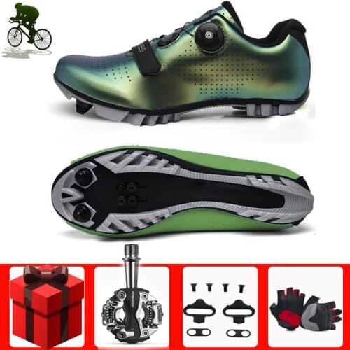 Self-Locking MTB Cycling Shoes Professional Athletic Bicycle Men Sneakers Women Bike Sapatilha Ciclismo Bicicleta Scarpe