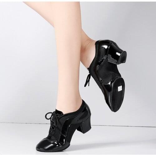 Latin dance shoes women mesh Tango shoes practice sports shoes square dance ballroom dancing Soft bottom shoes woman sneakers