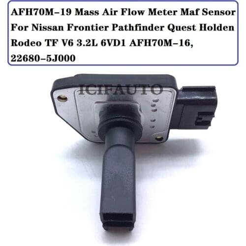 Mass Air Flow Meter Maf Sensor For Mercury Infiniti Nissan Frontier Pathfinder Quest Holden Rodeo TF 3.2L 22680-7B000 AFH70M-19