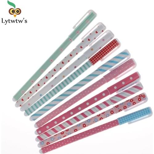10 Pcs/set of colored Cute Kawaii Gel pen Starry sky School Office Supply stationery creative wholesale sweet pretty lovely