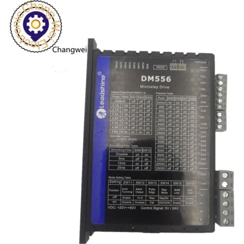 Original Leadshine DM556 Digital Stepper motor driver 2 phase 5.6A for 57 86 stepper motor NEMA23/34 Stepper Motor Controller