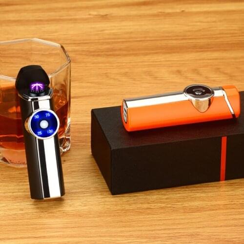 Six Arc Lighter Plasma Electric Lighters Smoking Usb Isqueiro Eletrico Windproof Mechero Cool Briquets Lighters For Smoking Weed