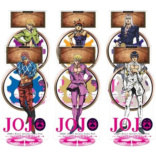 JoJos Bizarre Adventure Jonathan Joestar Kujo Jotaro Joseph Acrylic Stand Model Doll Figure Toy 20CM