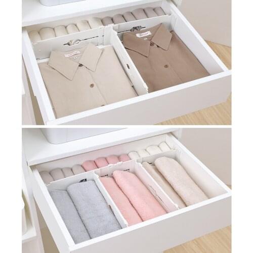 Drawer Dividers Organizers Adjustable Plastic Separators For Bedroom Bathroom Closet Kitchen Ow