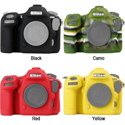 Silicone Camera bag Skin Case Body Cover Protector for nikon D500 Body DSLR Camera ONLY