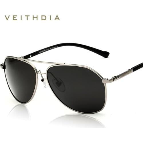 VEITHDIA Fashion Sunglasses Polarized Men 6 Color Coating Mirror Driving Sun Glasses Oculos Male Eyewear Accessories 2366
