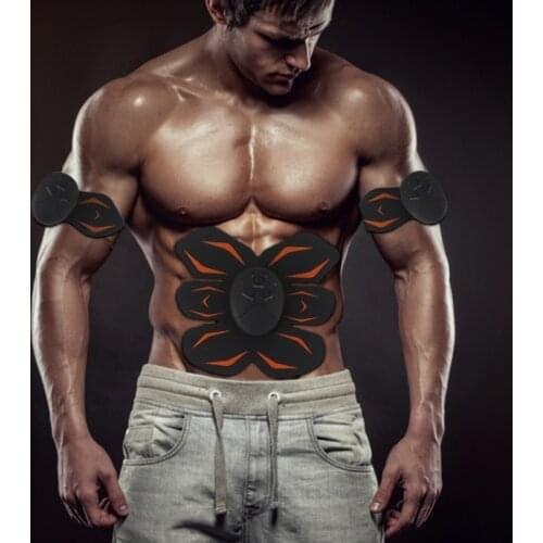 Arm/Abdominal Ems Stimulator Abdominal Muscle Toner Abs Stimulator Health Care Slimming Lose Weight Abdominal Instrument Body