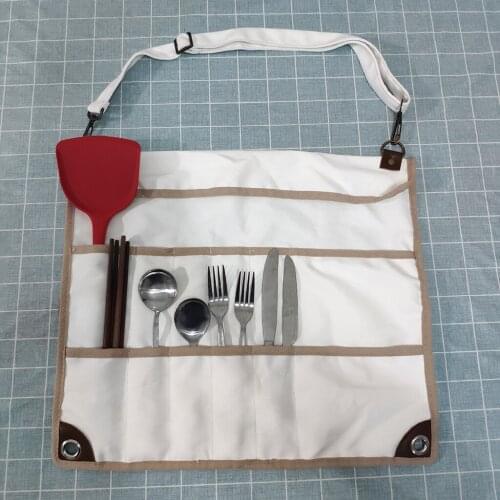 Camping Tableware Storage Bag Barbecue Cutlery Utensil ing Organizer