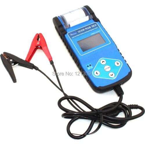 Car Battery Tester 12-24V Automotive Battery Analyzer with Printer