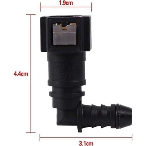 Fuel Line Quick Release Connect Connector Motorcycle Hose Coupler ID6 Female 7.89mm Elbow Fuel Line Quick Connector Wholesale