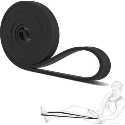 Pull Up Resistance Latex Expander Power Bands Loop Rubber Bands Yoga Asist Bands 2080*4.5*21 mm Black